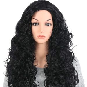 22” Long Curly Wavy Full Head Wig